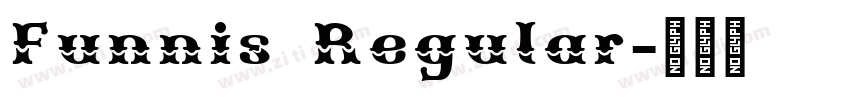 Funnis Regular字体转换